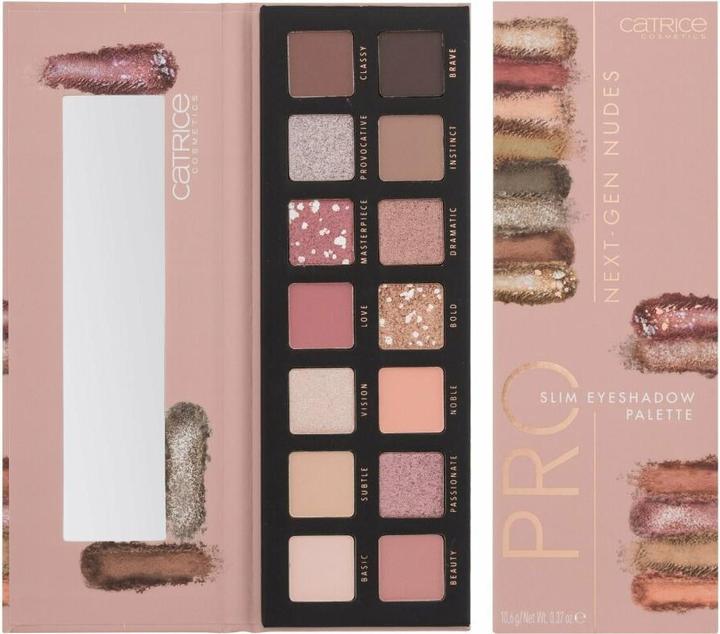 Actual product image Catrice Eyeshadow Palette Pro Next-Gen Nudes Slim multicolor (010 Courage Is Beauty)