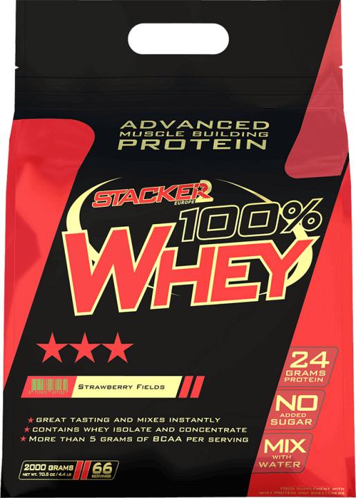 Produktbild Stackers 100% Whey (Strawberry Fields, 1 Stk., 2000 g)