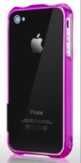 Actual product image more. Color Gem Lucent Bumper for iPhone 5/5S/SE Purple (Apple iPhone 5s, Apple iPhone 5, Apple iPhone SE)