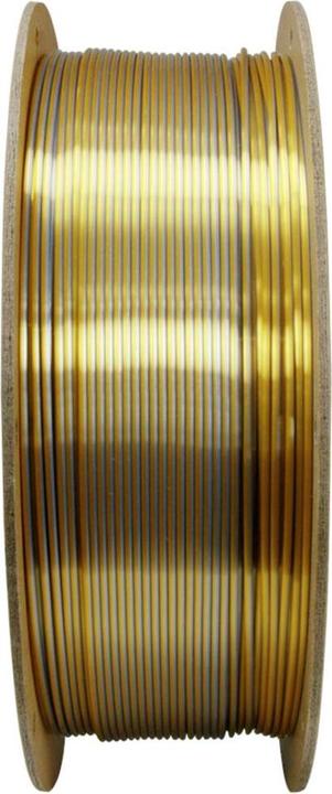 Actual product image Polymaker PA03027 Dual Silk Filament PLA Silk Multicoloured, Silky glossy 1.75mm 1000g Crown, Gold (PLA, 1.75 mm, 1000 g, Multicoloured)