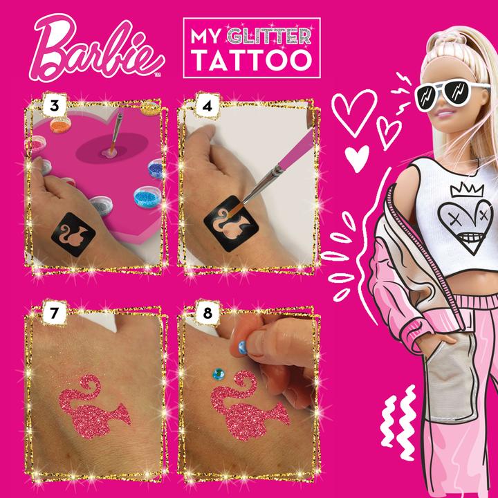 Produktbild Lisciani Barbie-Glitzer-Tattoos