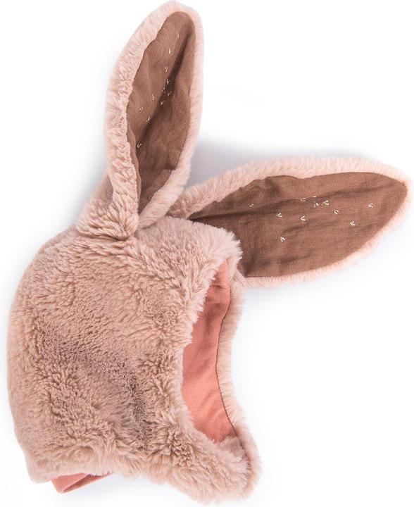 Moulin Roty Mütze Hase rosa Rendez-vous chemin du loup