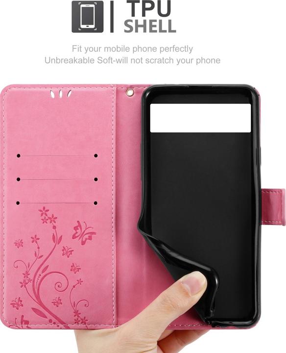 Image du produit Cadorabo Pochette Flower Book (Google Pixel 6a)