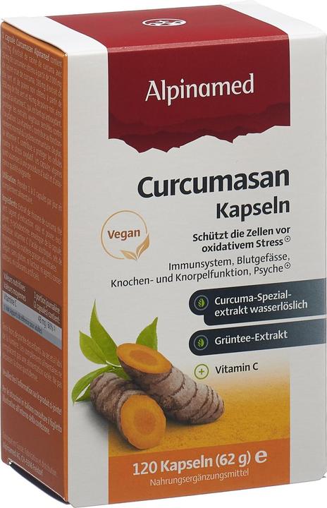 Alpinamed Curcumasan Kapseln (120 Stück, Kapseln, 100 g)