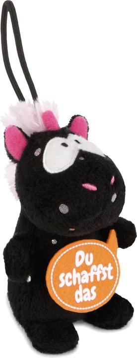 Actual product image NICI Unicorn Carbon Flash "You can do it" 8cm with loop