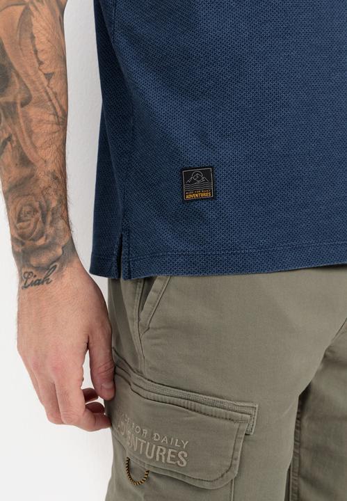 Actual product image Camel Active Polo shirt with minimal all-over print (S)