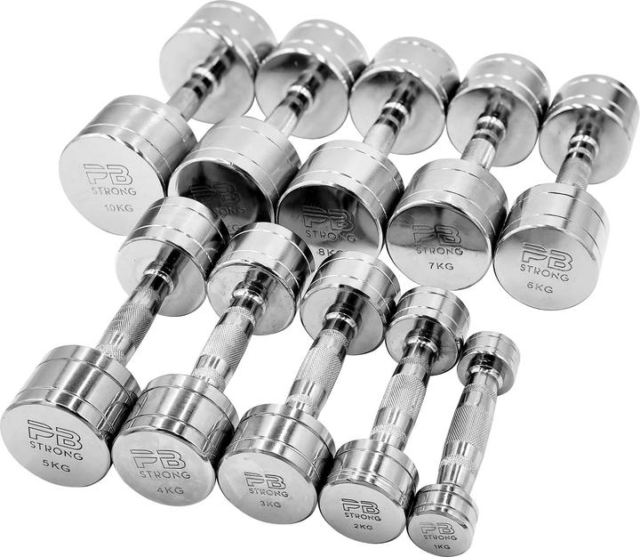 Produktbild Perform Better Kurzhantel Chrom 6kg (1 x 6 kg)