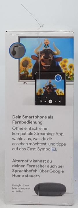 Produktbild Google Chromecast 3 (Android 4.0 (Ice Cream Sandwich), Android 4.2 (Jelly Bean))