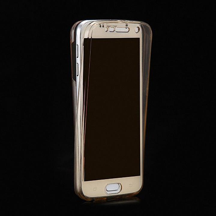 Produktbild König Design Huawei Ascend G620s Full Body 360 Silikon Schutzhülle Handyhülle Case Hülle Gold (Huawei Ascend G620s)