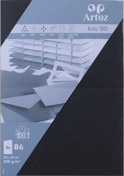 Image du produit Artoz 1001 cartes noir (B6, 220 g/m², 5 x)