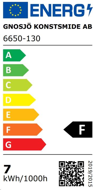 Energie-Label Konstsmide LED Baummantel gefrostet 660 ww LED aussen (5 m)