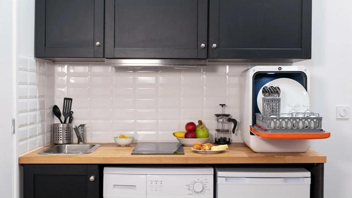 Productafbeelding Daan Tech Bob Oranje/Witte vaatwasser