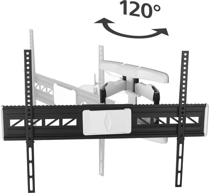 Image du produit Hama Support TV mural, pivotant, inclinable, extensible, 229 cm (90") à 75 kg (Mur, 90", 75 kg)