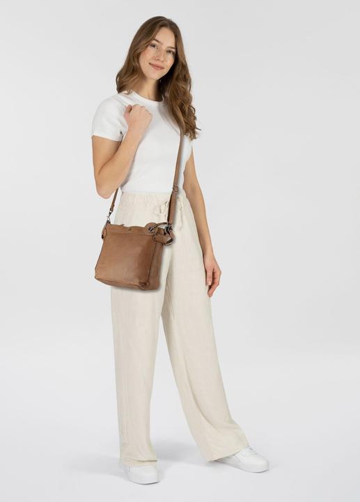 Actual product image Harbour 2nd Soft Weaving Schultertasche Leder 24 cm