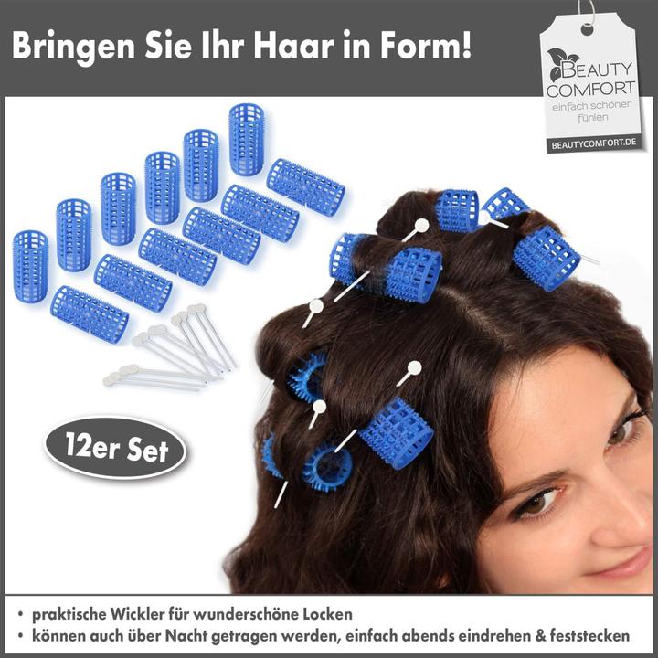 Beauty Comfort Lockenwickler-Set, 12-tlg.
