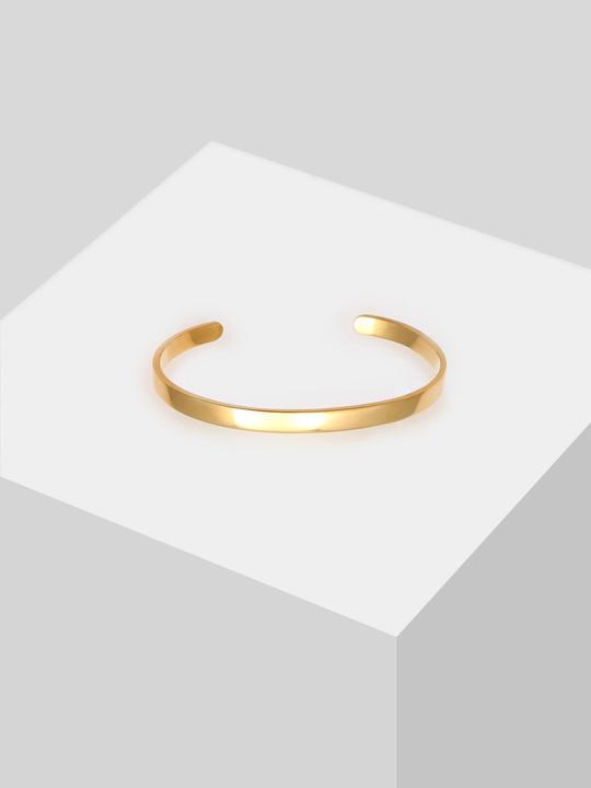 Immagine prodotto Elli Basic Armreif Offen Verstellbar (16 cm, Argento)