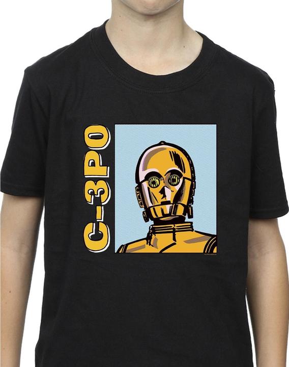 Produktbild Star Wars C3PO Line Art TShirt Jungen (140, 146)
