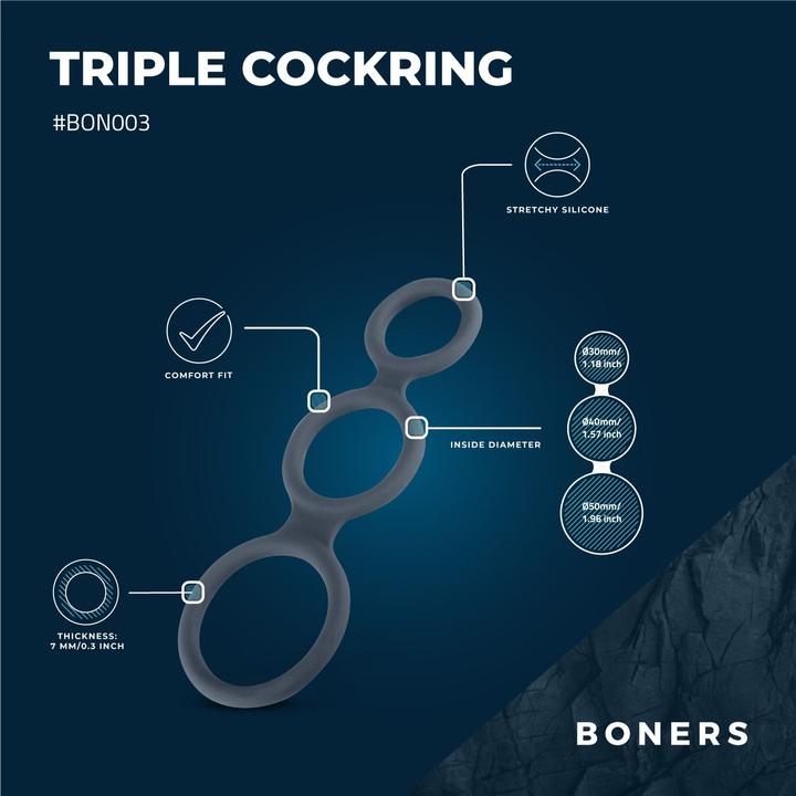 Immagine prodotto Boners Triple (3 cm)