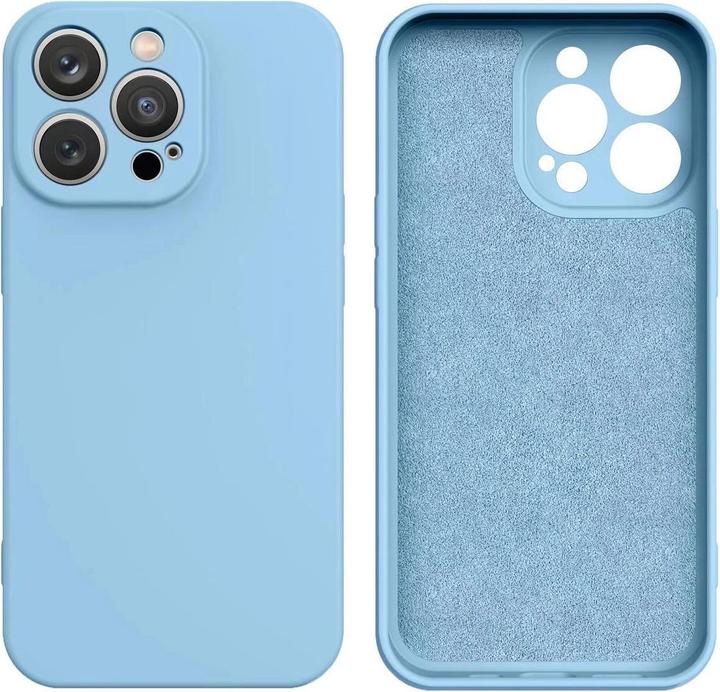 Produktbild Hurtel Silikonhülle für iPhone 16e - Blau (Apple iPhone 16e)