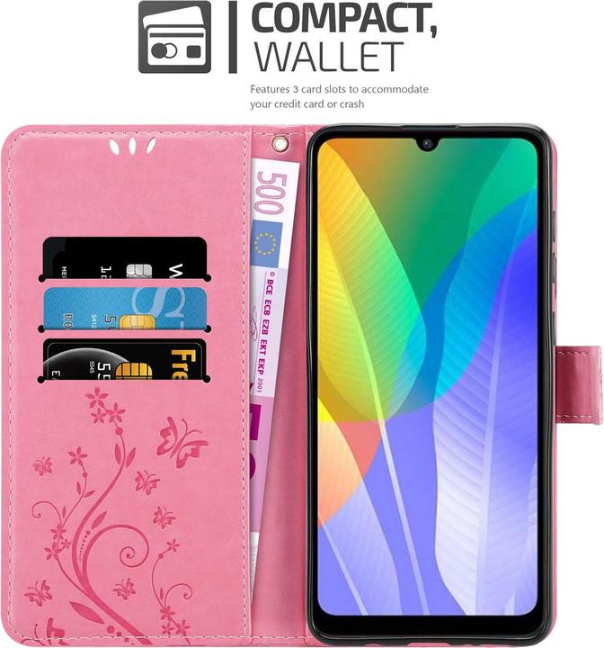 Image du produit Cadorabo Couverture du livre de fleurs (Huawei Y6p)