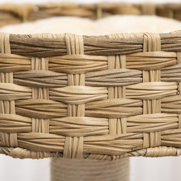 Image du produit PawHut Arbre à chat avec niche pour chat (95 cm, Multicolore)