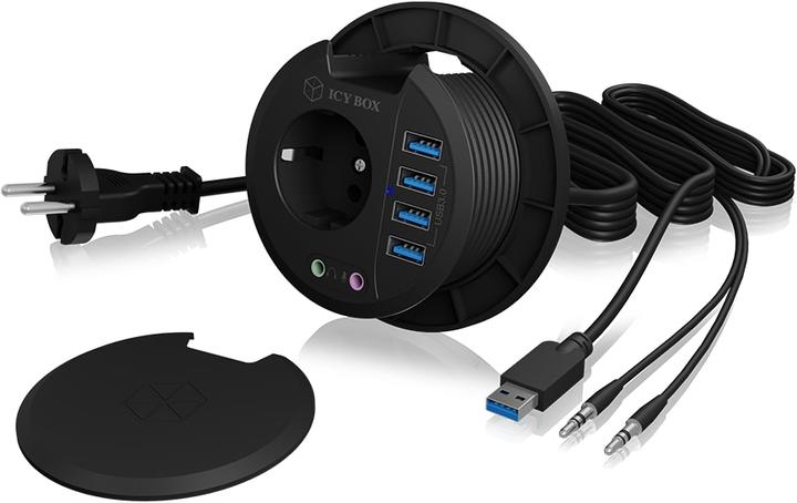 Actual product image Icy Box IB-HUB1430 (USB-A, 4 Ports)