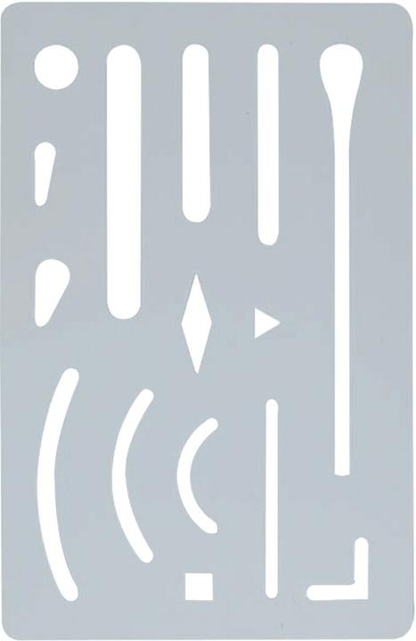 Actual product image Ecobra Erasing template