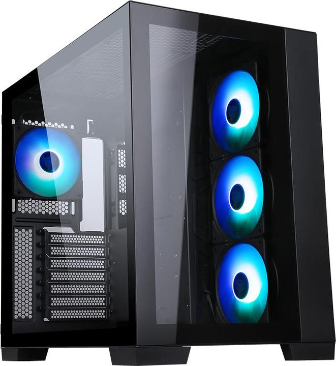 Image du produit Itek Boitier Moyen Tour ATX Dark Cave RGB avec panneau vitré (Noir) (mATX, Mini-ITX, ATX)