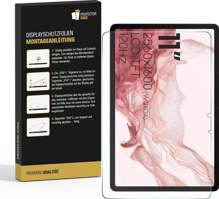 Produktbild Protectorking 3x Premium Displayschutzfolie Matt Entspiegelt (3 Stück, Galaxy Tab S8)