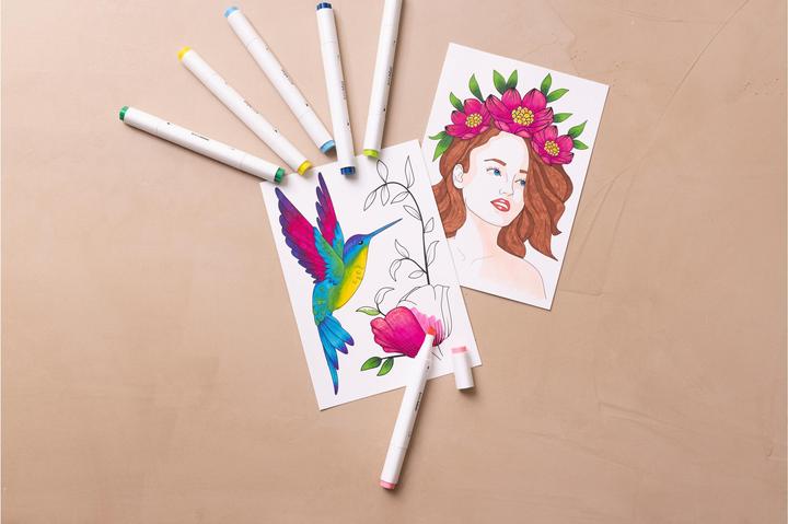 Image du produit Creativ Company Kit de bricolage - Coloriage - Brosse à dessin (970839)