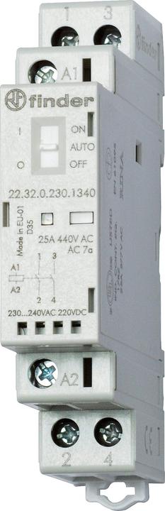 Immagine prodotto Finder Contattori Serie 22 2S, 25A 12 V