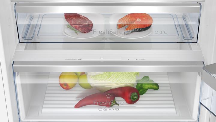 Image du produit Neff N 50, réfrigérateur-congélateur encastrable avec compartiment congélateur inférieur, 193,5 x 70,8 (383 l)
