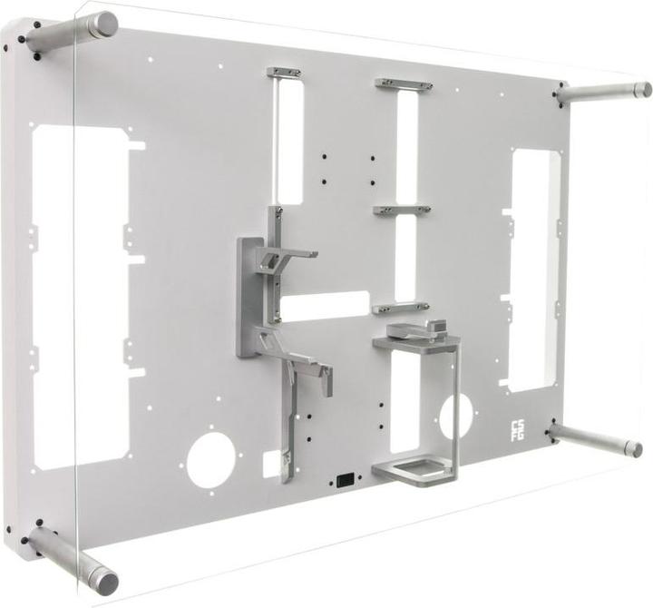 Produktbild Creative Solutions For Gamers CSFG The Crow Wandgehäuse - weiss (ATX)