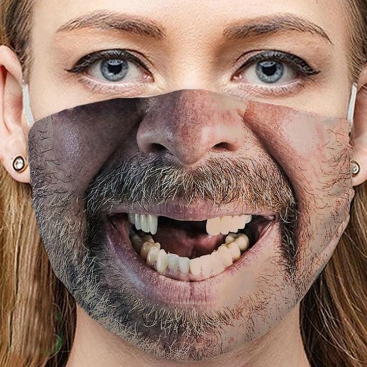 Produktbild Ueli Express Lustige Stoffmaske Gesichtsmaske mit Aufdruck Rednek