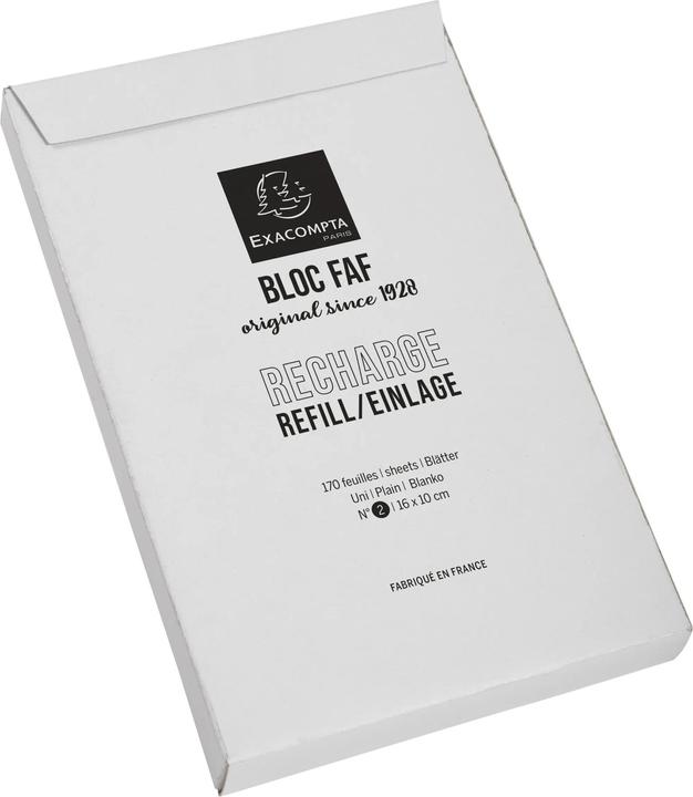Actual product image Exacompta Inlay Block FAF (Plain)