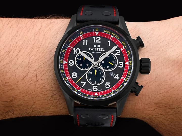 Immagine prodotto TW 1000 Steel Swiss Volante SVS303 TCR Special Edition cronografo 48mm (Cronografo, 48 mm)
