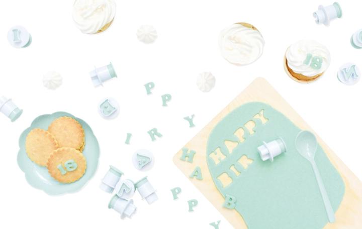 Produktbild ScrapCooking Set Stempelschneider "Buchstaben & Zahlen"