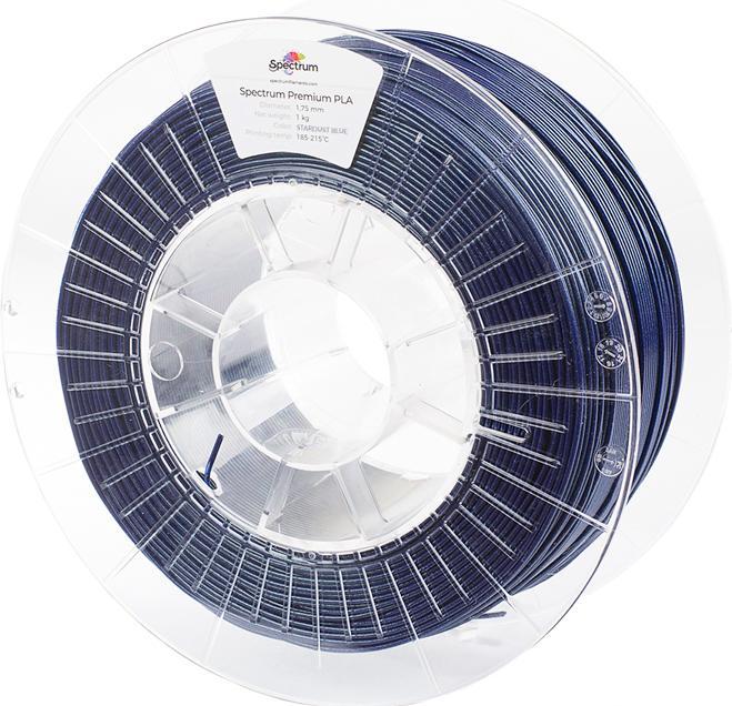 Image du produit Filament PLA pailleté 1.75mm 1kg Stardust Blue (PLA, 1.75 mm, 1000 g, Bleu)
