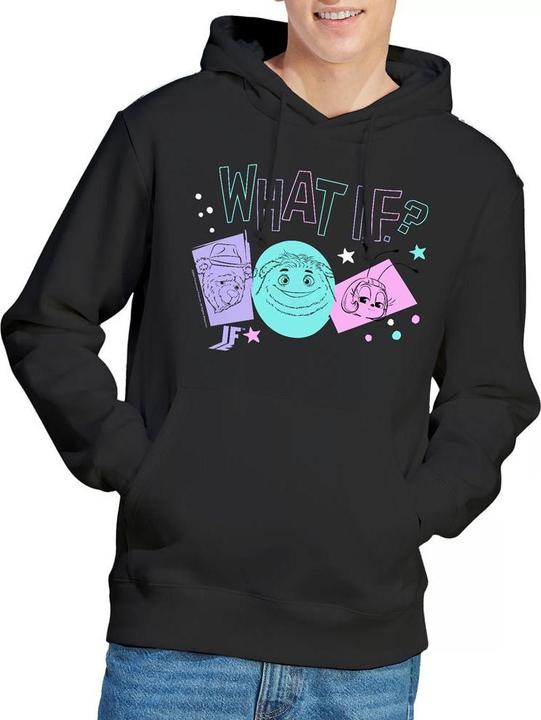 Immagine prodotto IF What Felpa con Cappuccio Colore Pop Uomo (XL)