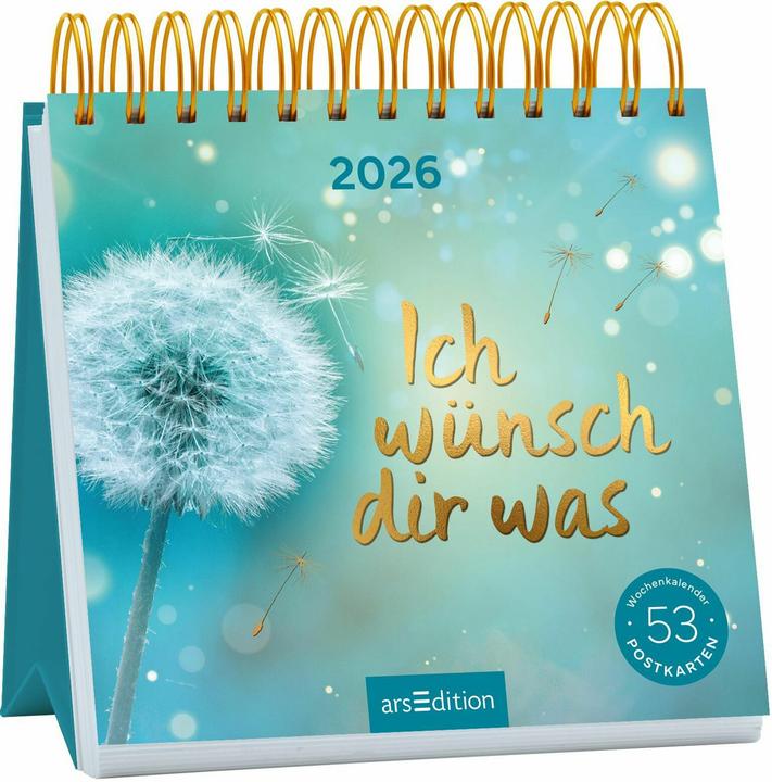 Image du produit Postkartenkalender Ich wünsch dir was 2026 (Allemand)