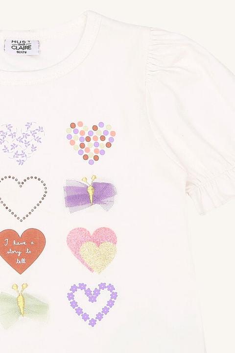 Actual product image Hust and Claire T-Shirt mit Herz HCAlma (128)