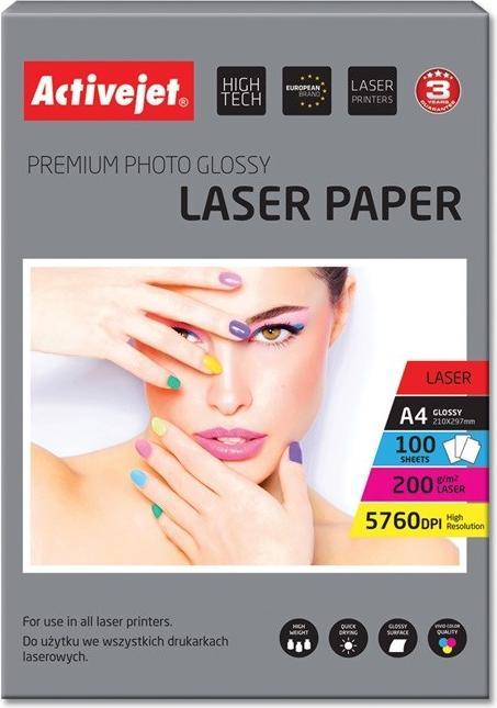 Produktbild Activejet AP4-200G100L Fotopapier Glanz (200 g/m², A4, 100 x)