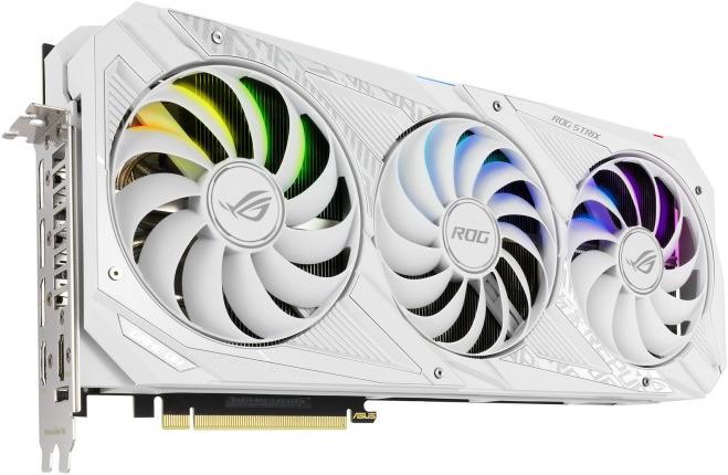 Produktbild ASUS GeForce ROG STRIX RTX 3080 O10G WHITE (10 GB)