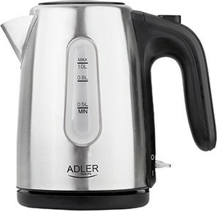 Adler AD 1273 Wasserkocher, Haselnuss, Edelstahl (1 l)