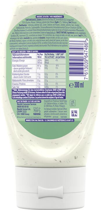 Produktbild THOMY Tartare Sauce Squeeze (320 g)