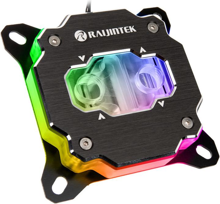 Raijintek FORKIS PRO RBW CPU Water Cooler - Nickel + Acrilico
