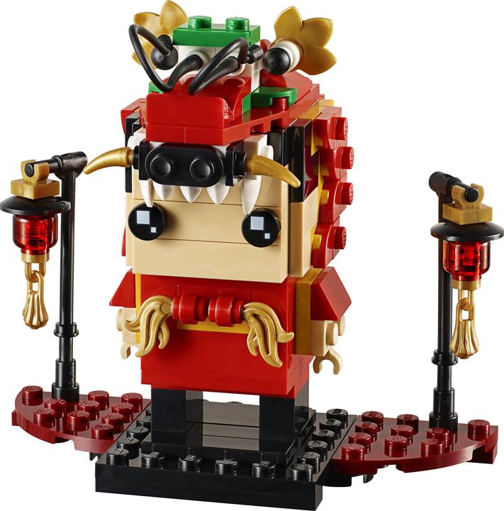 Actual product image LEGO BrickHeadz Dragon DanceMan (40354, LEGO Brickheadz)