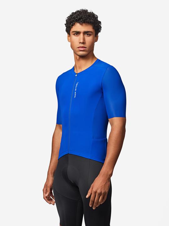 Van rysel Radtrikot kurzarm Sommer Rennrad Racer 2 Unisex blau (S)