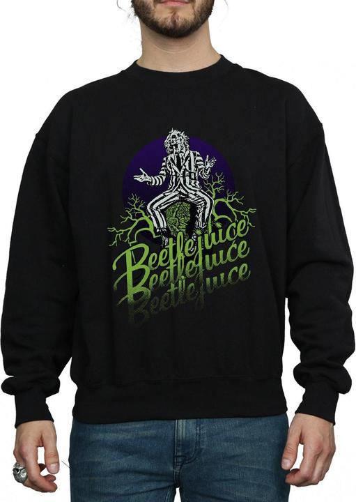 Produktbild Beetlejuice Faded Pose Baumwoll Sweatshirt (L)