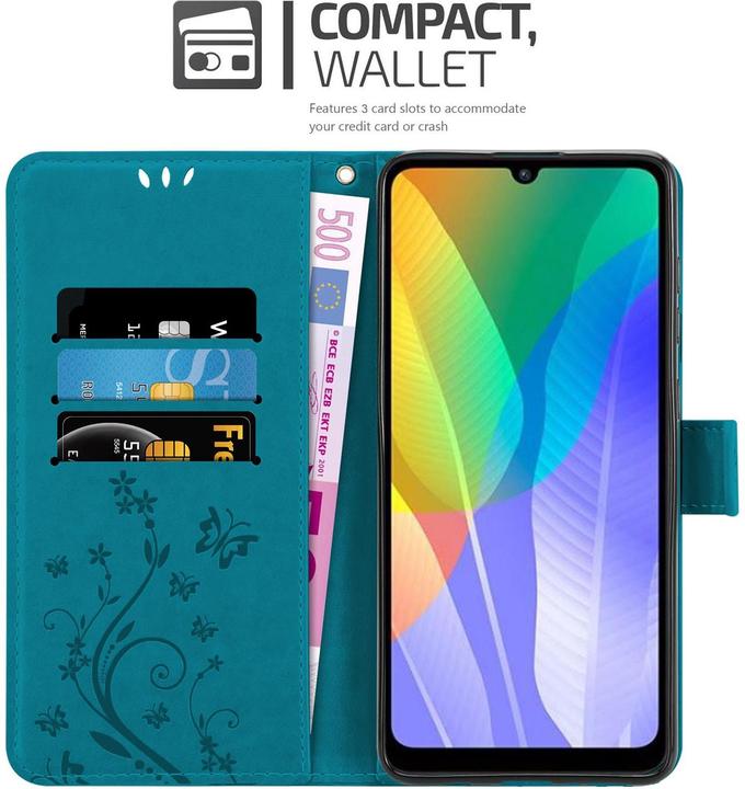 Immagine prodotto Cadorabo Copertina del libro di fiori (Huawei Y6p)